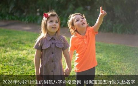 2026年5月21日生的男孩八字命格查询 根据宝宝五行缺失起名字