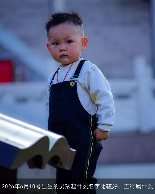 2026年6月10号出生的男孩起什么名字比较好，五行属什么