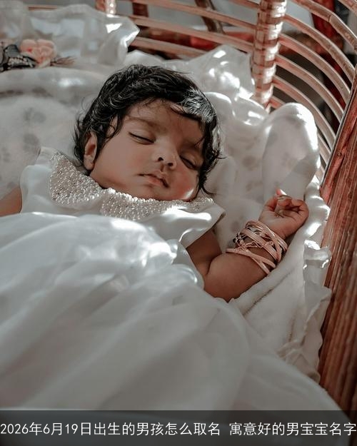 2026年6月19日出生的男孩怎么取名 寓意好的男宝宝名字