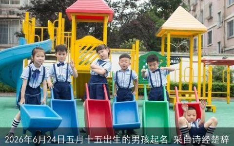 2026年6月24日五月十五出生的男孩起名 采自诗经楚辞