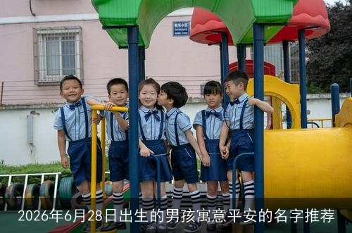 2026年6月28日出生的男孩寓意平安的名字推荐