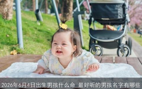 2026年6月4日出生男孩什么命 最好听的男孩名字有哪些