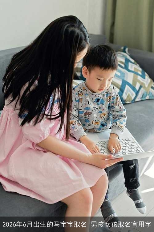 2026年6月出生的马宝宝取名 男孩女孩取名宜用字