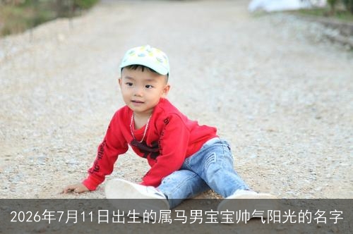 2026年7月11日出生的属马男宝宝帅气阳光的名字