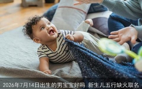 2026年7月14日出生的男宝宝好吗 新生儿五行缺火取名