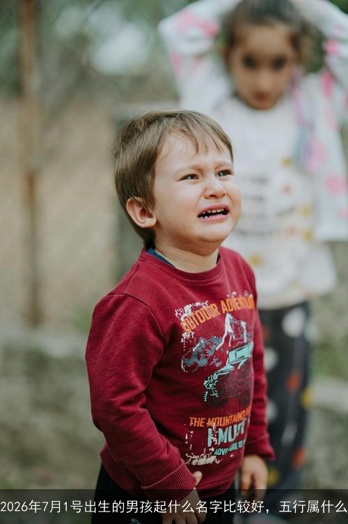 2026年7月1号出生的男孩起什么名字比较好，五行属什么