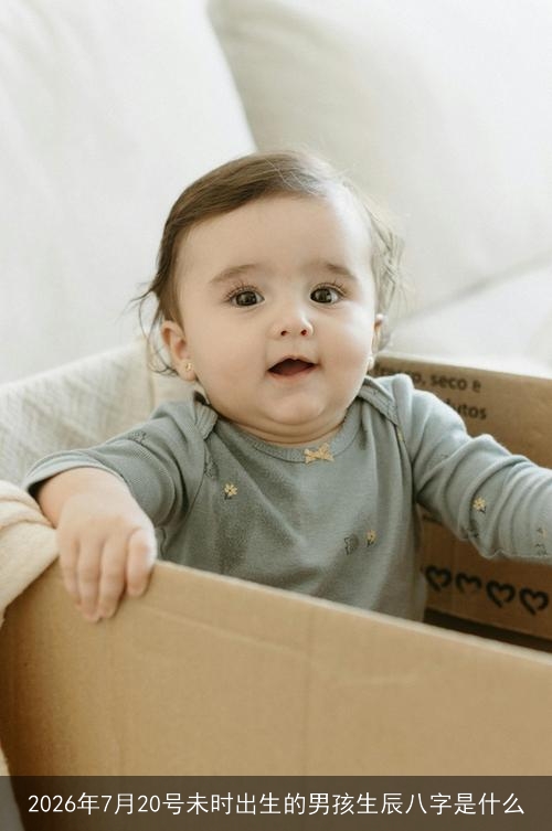 2026年7月20号未时出生的男孩生辰八字是什么