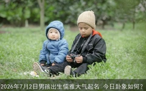 2026年7月2日男孩出生儒雅大气起名 今日卦象如何？