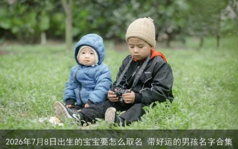 2026年7月8日出生的宝宝要怎么取名 带好运的男孩名字合集