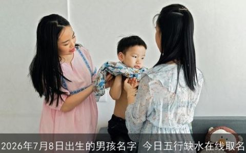 2026年7月8日出生的男孩名字 今日五行缺水在线取名