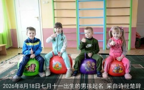 2026年8月18日七月十一出生的男孩起名 采自诗经楚辞