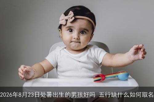 2026年8月23日处暑出生的男孩好吗 五行缺什么如何取名