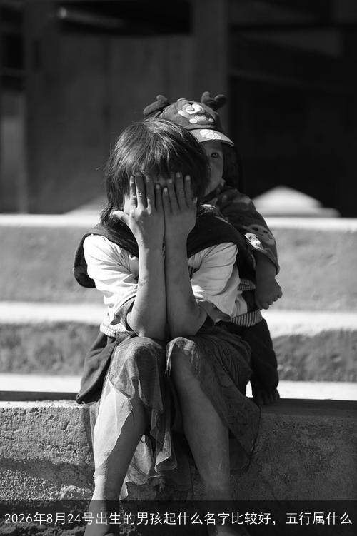 2026年8月24号出生的男孩起什么名字比较好，五行属什么