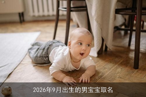 2026年9月出生的男宝宝取名