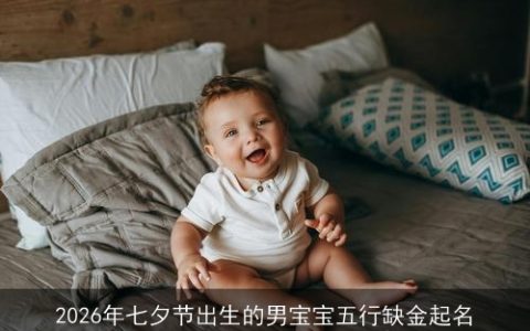 2026年七夕节出生的男宝宝五行缺金起名