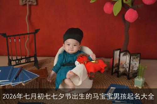 2026年七月初七七夕节出生的马宝宝男孩起名大全