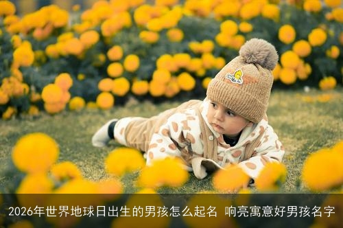 2026年世界地球日出生的男孩怎么起名 响亮寓意好男孩名字