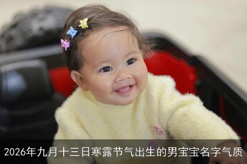2026年九月十三日寒露节气出生的男宝宝名字气质