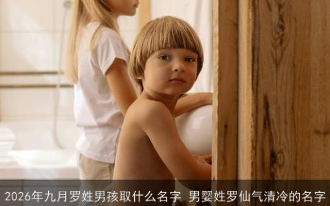 2026年九月罗姓男孩取什么名字 男婴姓罗仙气清冷的名字