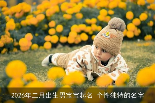 2026年二月出生男宝宝起名 个性独特的名字