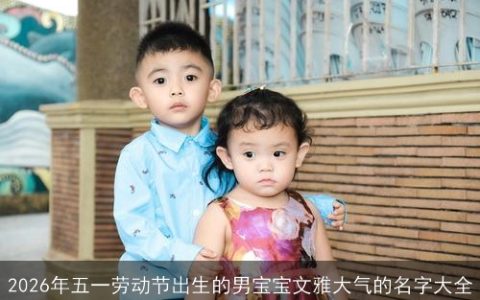 2026年五一劳动节出生的男宝宝文雅大气的名字大全