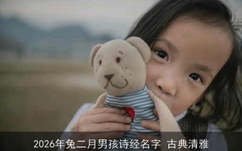 2026年兔二月男孩诗经名字 古典清雅