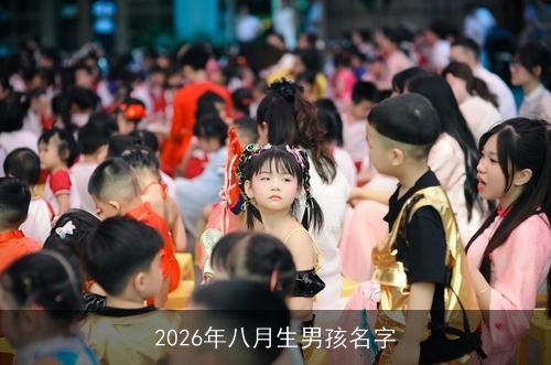 2026年八月生男孩名字