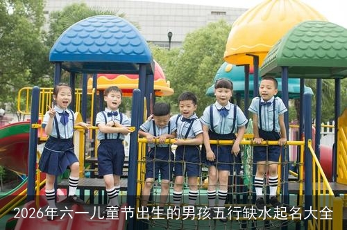 2026年六一儿童节出生的男孩五行缺水起名大全