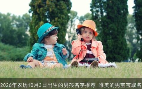2026年农历10月3日出生的男孩名字推荐 唯美的男宝宝取名
