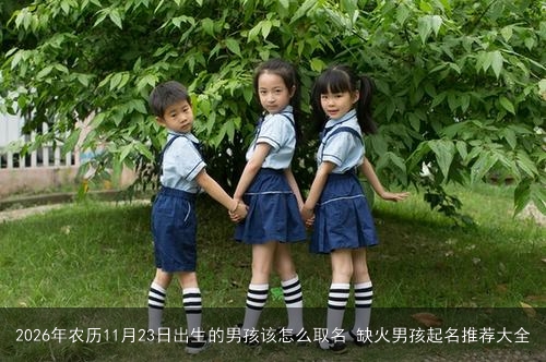 2026年农历11月23日出生的男孩该怎么取名 缺火男孩起名推荐大全