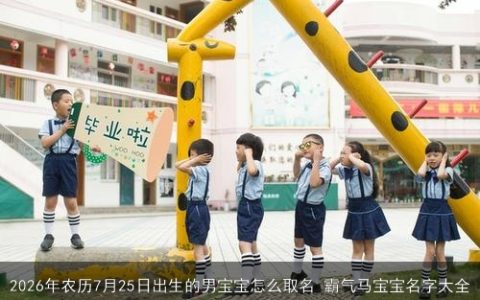 2026年农历7月25日出生的男宝宝怎么取名 霸气马宝宝名字大全