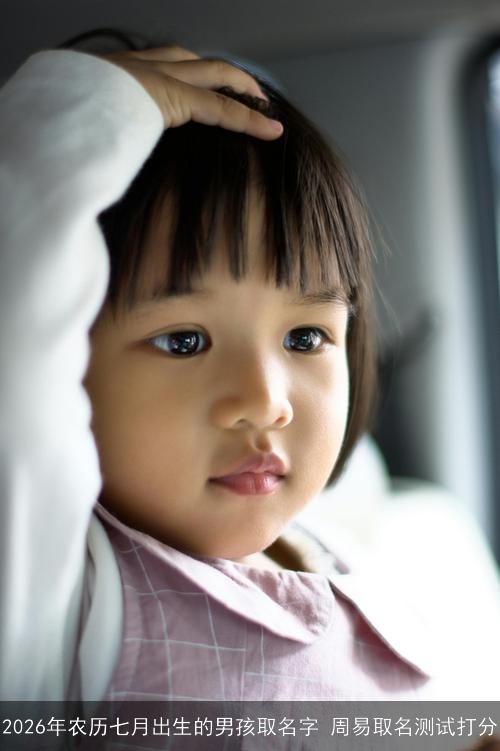 2026年农历七月出生的男孩取名字 周易取名测试打分