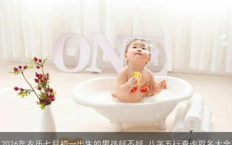 2026年农历七月初一出生的男孩好不好 八字五行查询取名大全
