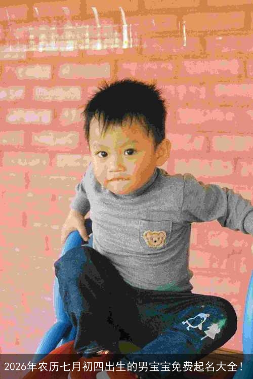 2026年农历七月初四出生的男宝宝免费起名大全！