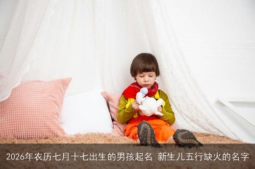 2026年农历七月十七出生的男孩起名 新生儿五行缺火的名字