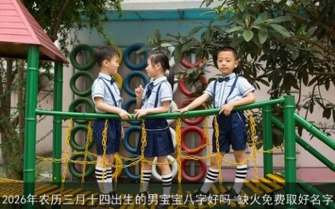 2026年农历三月十四出生的男宝宝八字好吗 缺火免费取好名字