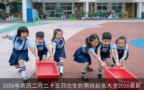 2026年农历二月二十五日出生的男孩起名大全2026最新