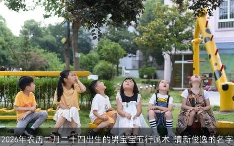 2026年农历二月二十四出生的男宝宝五行属木 清新俊逸的名字