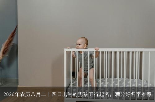 2026年农历八月二十四日出生的男孩五行起名，满分好名字推荐