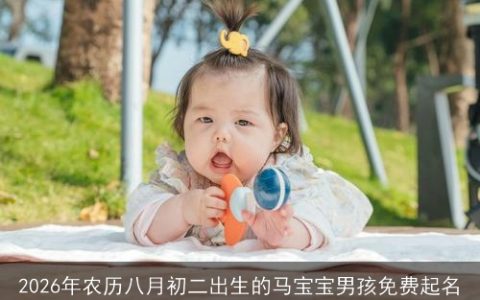 2026年农历八月初二出生的马宝宝男孩免费起名