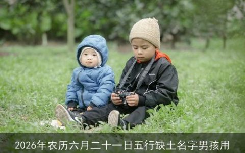 2026年农历六月二十一日五行缺土名字男孩用