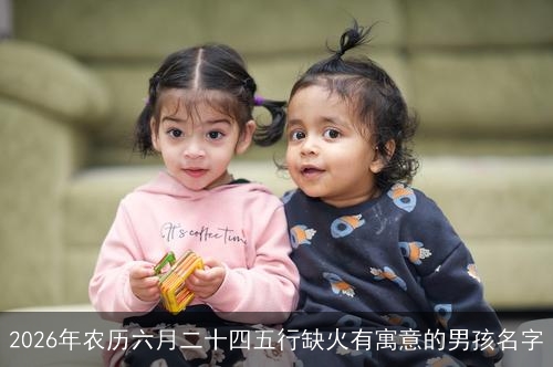 2026年农历六月二十四五行缺火有寓意的男孩名字