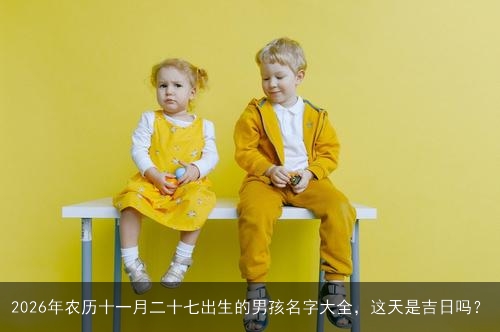 2026年农历十一月二十七出生的男孩名字大全，这天是吉日吗？