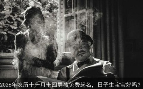2026年农历十一月十四男孩免费起名，日子生宝宝好吗？