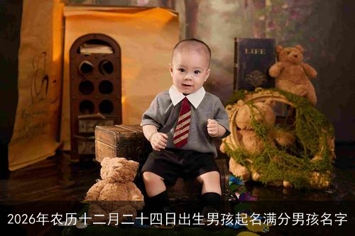2026年农历十二月二十四日出生男孩起名满分男孩名字