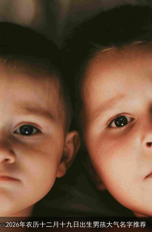 2026年农历十二月十九日出生男孩大气名字推荐