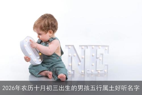 2026年农历十月初三出生的男孩五行属土好听名字