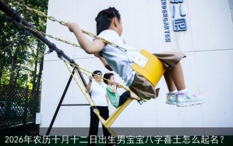 2026年农历十月十二日出生男宝宝八字喜土怎么起名？