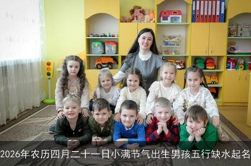 2026年农历四月二十一日小满节气出生男孩五行缺水起名