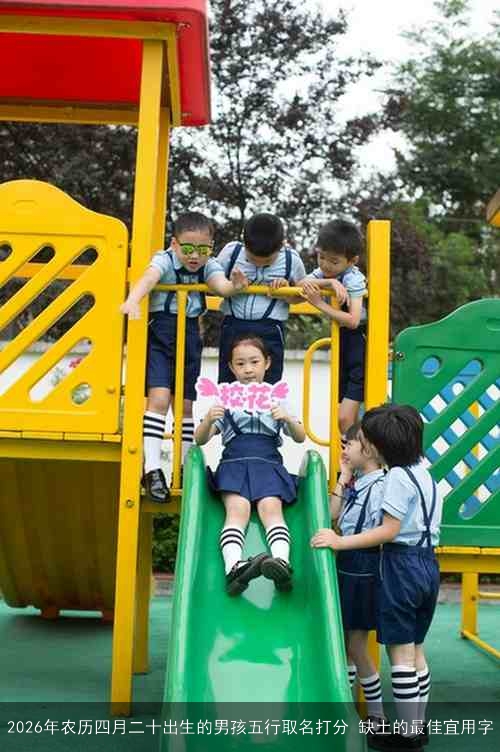 2026年农历四月二十出生的男孩五行取名打分 缺土的最佳宜用字